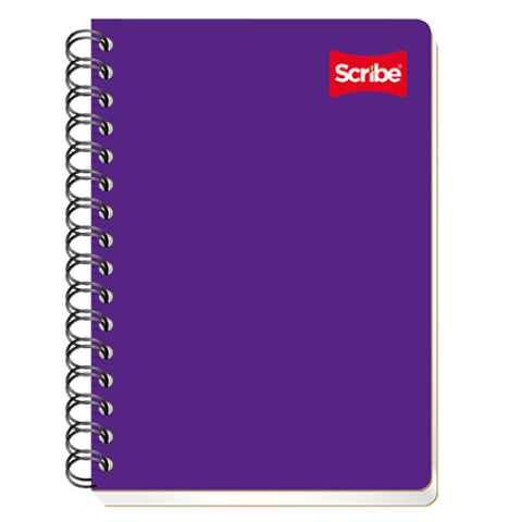 Cuaderno Scribe Frances Clásico Doble Rayas 100 Hojas Doble Espiral