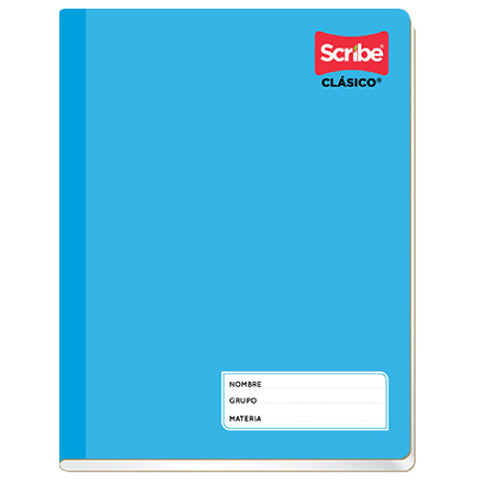 CUADERNO Scribe FRANCES BLANCO 100 hojas pasta semirigida