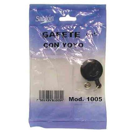 Porta Gafete Sablon con Yoyo 6X9 Cm
