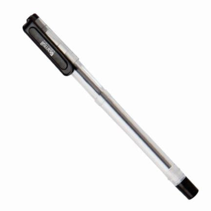 Bolígrafo Samsill Escolar Tipo Gel Punto Fino 0.7 mm con 12 piezas Negro