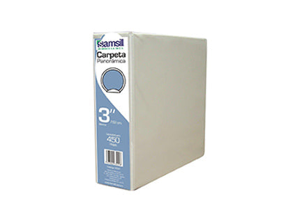 Carpeta Vinil Samsill "O" Blanca 3" para 450 hojas con 12 piezas