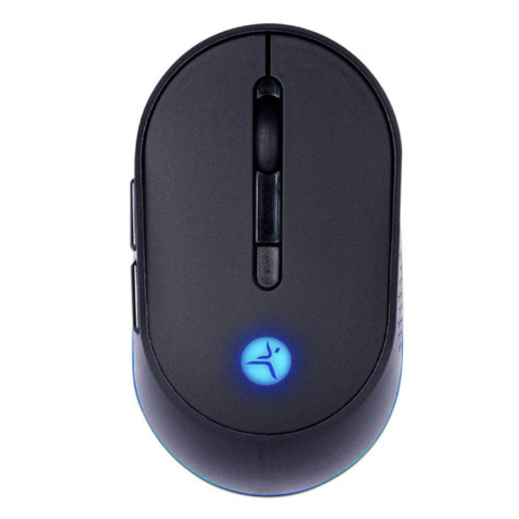Mouse Inalambrico TechZone Thunder Recargable BT DPI 1200 2400 3200 Luz para empresas · fastco