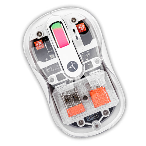 Mouse Techzone Ghost White Transparente Inalambrico Click Silencioso para empresas · fastco