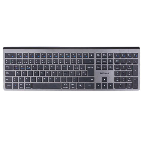 Teclado TechZone Hefestos Recargable Multipunto Bluetooth 10m para empresas · fastco