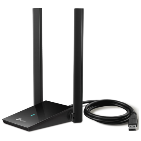 Adaptador TP-Link High Gain Dual Band Wi-Fi6 USB 1201 Mbps at 5 GHz para empresas · fastco