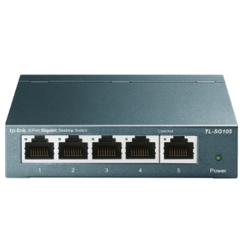 Switch para escritorio Tp-link de 5 puertos Gigabit para empresas · fastco