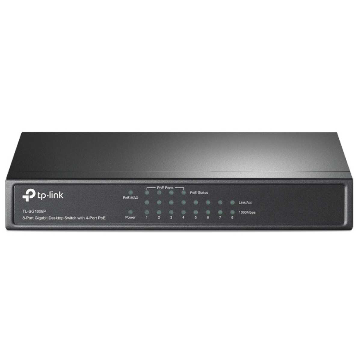 Switch TP-Link 8-Port Gigabit Desktop 4-Port PoE PORT 4× Gigabit PoE para empresas · fastco
