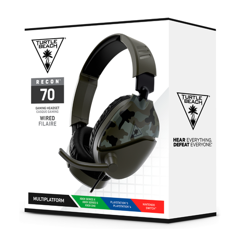 Auriculares para juegos Turtle Beach Recon 70 Camo - Verde para empresas · fastco