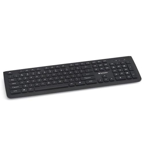 Teclado Verbatim USB inalámbrico delgado para empresas · fastco