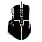 Mouse Game Factor MOG602 Click Láser Pixart 3370 19000 dpi 8 Botones Iluminación RGB Color Negro · fastco