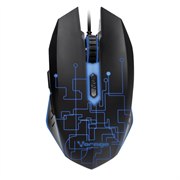 Mouse Vorago Gamer MO-501 Óptico Iluminado 3200 dpi USB Color Negro · fastco