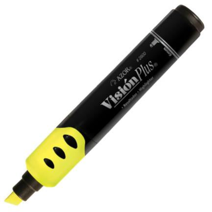 Marcador Resaltador Visión Plus con 12 piezas Amarillo fluorescente