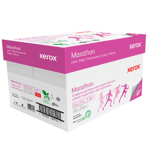 Papel Cortado Xerox Bond Marathon 70 g Carta 99% Blancura con 5000 Hojas