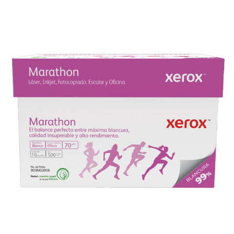 Papel Cortado Xerox Bond Marathon Oficio 70 g 99% Blancura con 5000 Hojas