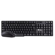 Kit Teclado y Mouse Stylos Inalámbrico 105 Teclas 1200 dpi USB Nano Alcance 10m Color Negro · fastco