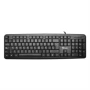 Teclado Alambrico Stylos 105 Teclas Conexión USB A 1.2m Negro · fastco