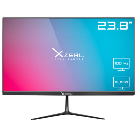 Monitor Xzeal 23.8" XST 560-2 Panel Plano VA FHD 100Hz VGA HDMI Vesa para empresas · fastco