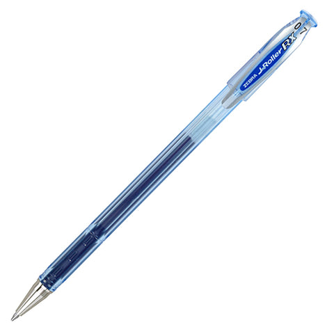 Bolígrafo Zebra J Roller RX Punto Mediano 0.7mm Tinta Gel Color Azul con 12 piezas