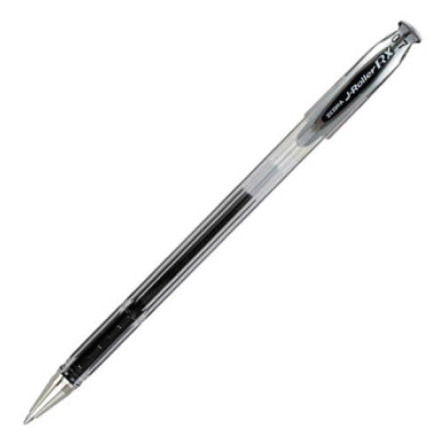 Bolígrafo Zebra J Roller RX Punto Mediano 0.7mm Tinta Gel con 6 piezas Negro