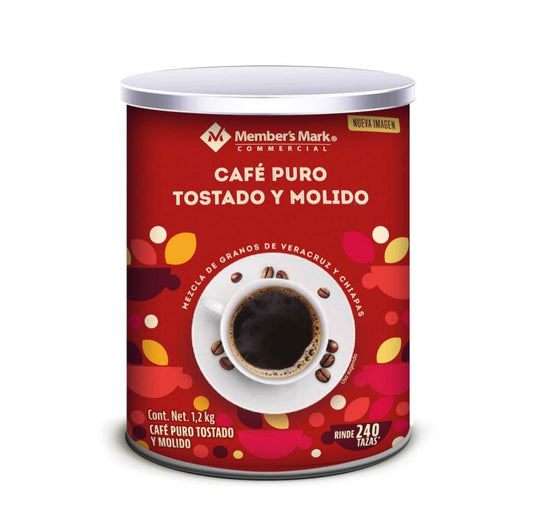 Café Members Mark Tostado y molido 1.2kg