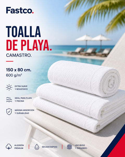 Toalla de Playa y Camastro · 150 x 80 cm · 600 gramos