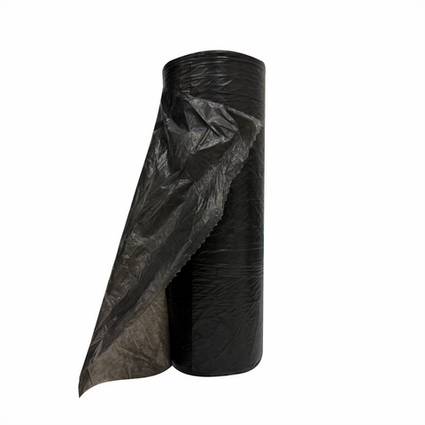 Bolsa Negra en Rollo 25 x 35 cm · Polietileno Reciclado · Rollo con 400 piezas