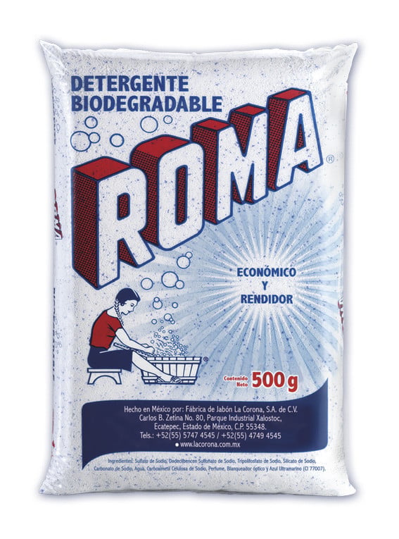 Detergente en Polvo Roma · Bolsa 500 g