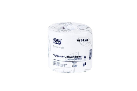 Tork Higiénico Tradicional Advanced Blanco · caja con 48 piezas · 500 hjs