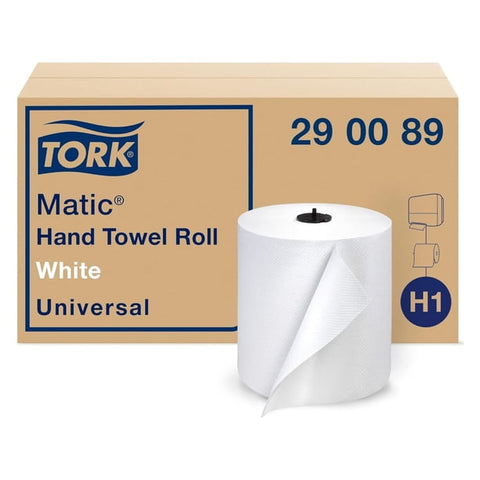 Tork Matic® Toalla en Rollo Premium H1 Blanco · caja con 6 piezas · 274 mts