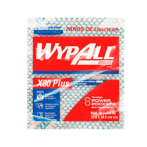 Paños de Limpieza Wypall · 40 piezas