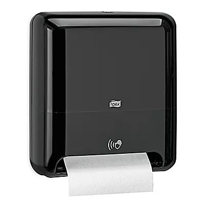 Despachador automático Tork Matic sistema H1 de plástico negro para toallas en rollo