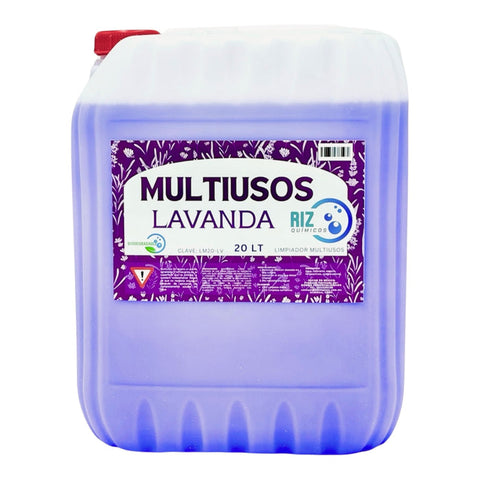 Limpiador Multiusos Lavanda · Cubeta 20 L