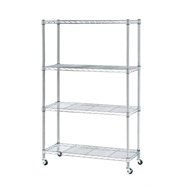 Rack Cromado de 4 Repisas Member's Mark · 4 repisas · cromado