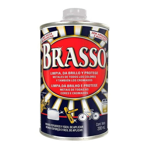 Limpiador de Metales Líquido Brasso · 200 ml
