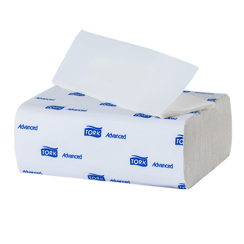 Tork Xpress® Toalla Interdoblada Advanced H2 Blanco · caja con 12 piezas · 250 hjs
