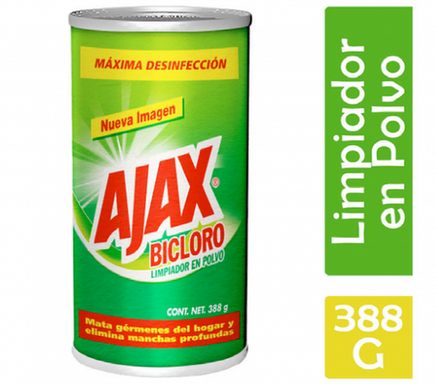Limpiador en Polvo con Bicloro Ajax · 388 g