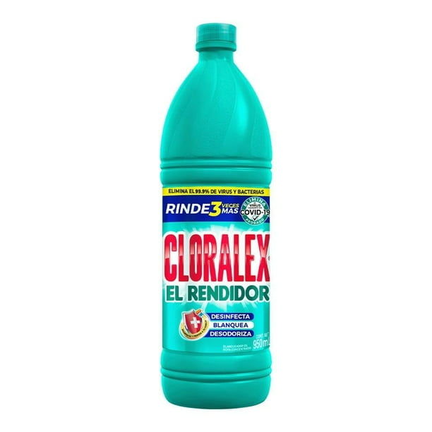 Cloro Blanqueador Cloralex · Botella 950 ML