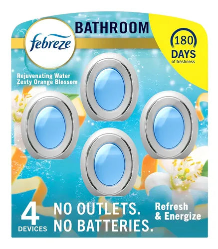 Aromatizante Febreze Bathroom · 4 x 230 g