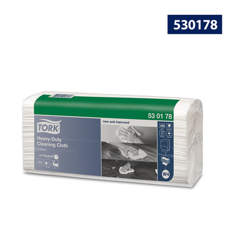 Tork Paño de Limpieza Resistente Blanco · caja con 6 piezas · 100 hjs