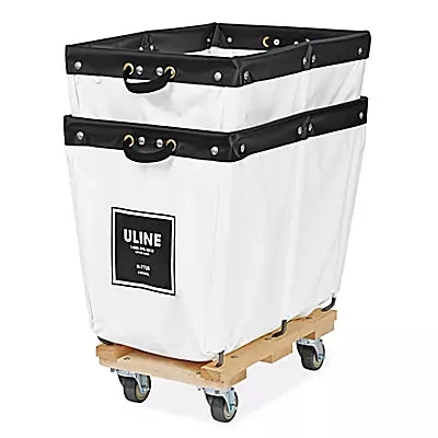 Carrito Tipo Canastilla de Vinil Angosto · Blanco · 1 pieza