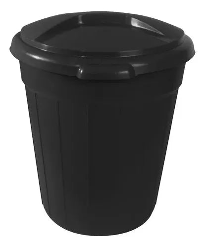 Contenedor de Basura con Tapa 85 L Plastic Trends · 85 L · negro o azul