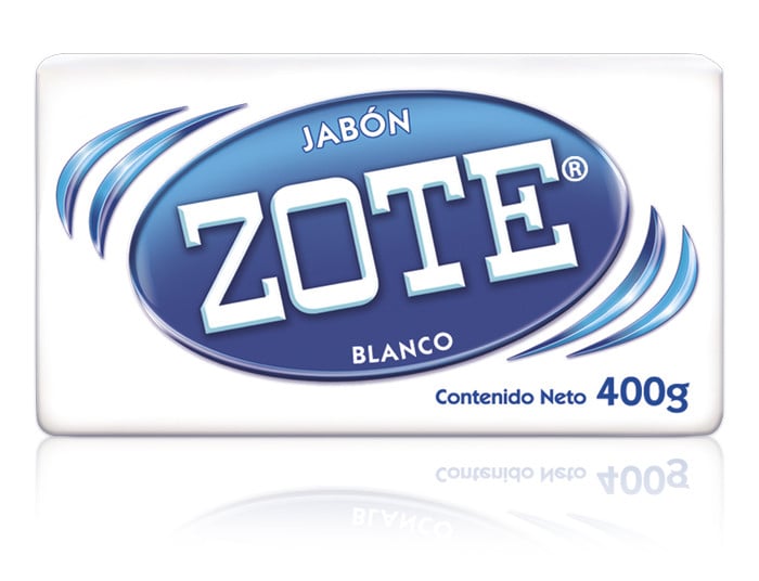 Jabón de Lavandería en Barra Zote · Caja 25 pzas de 400 g