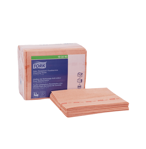 Tork Paño de Limpieza Food Service Antimicrobial Rojo · caja con 4 piezas · 50 hjs