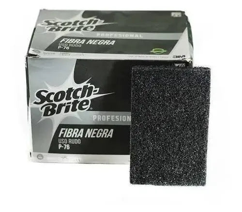 Fibra Negra Uso Rudo Scotch-Brite · Modelo P-76