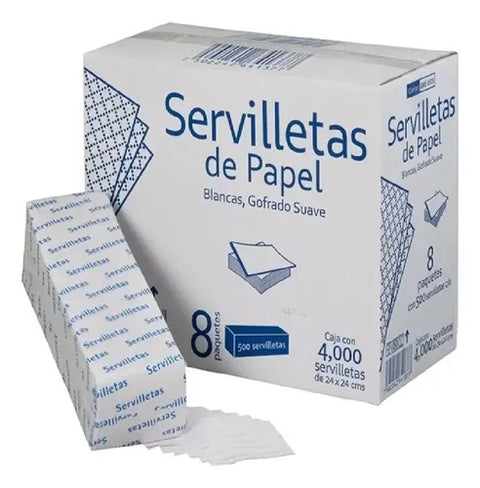 Servilletas de Papel Grey Moon · 8 x 500 piezas