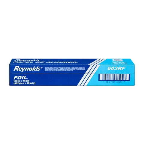 Papel Aluminio en Rollo 150 m x 46 cm Reynolds · 1 rollo institucional