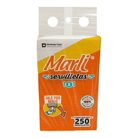 Servilleta Taquera Marli · 12 paquetes de 250 hojas