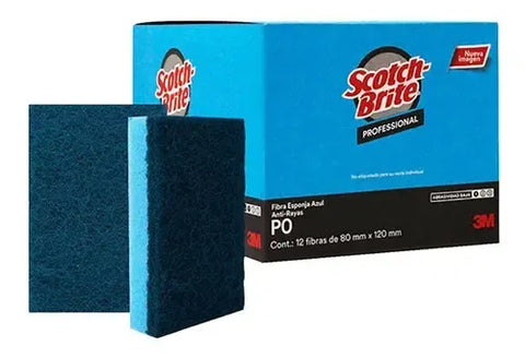 Fibra Antirrayas Scotch-Brite · 12 piezas