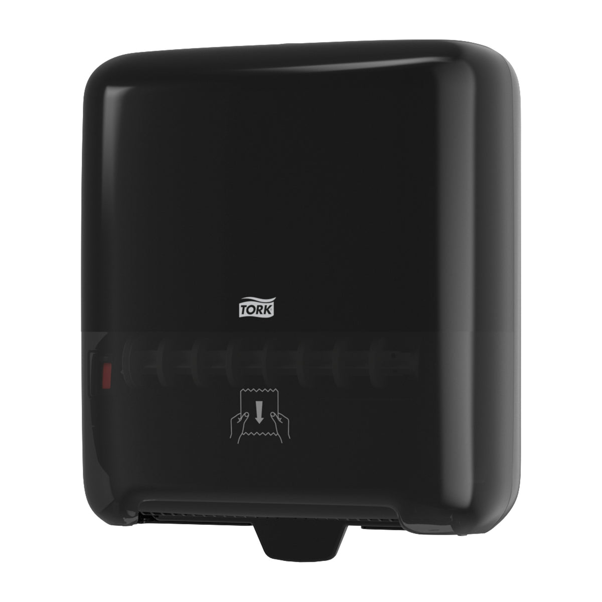 Tork Matic Despachador Manual para Toallas en Rollo · Plástico Negro · Sistema H1 · 1 pieza