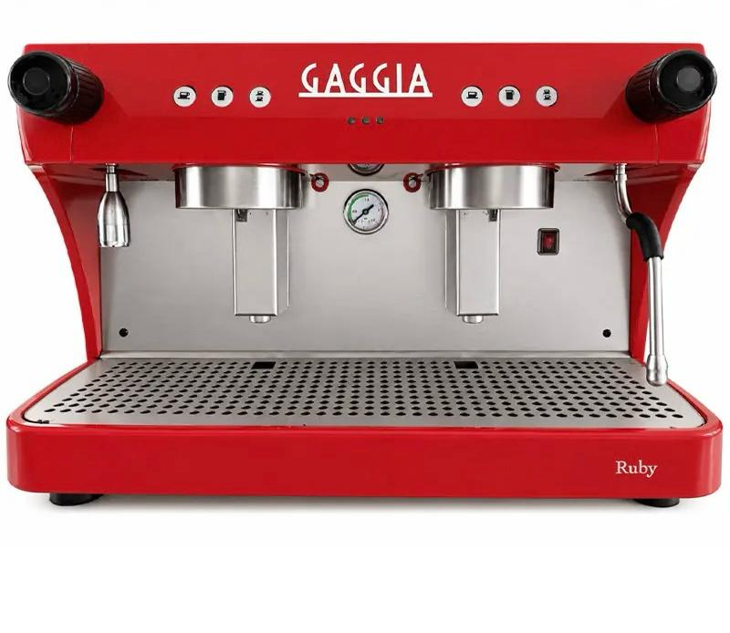 Cafetera Industrial 2 Grupos Pro Two Roja Ruby · 180 tazas por hora